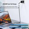 Thunderbolt 4 Data Cable Type-C Male to Male, 40Gbps High-Speed, PD240W Charging, 8K Mirroring