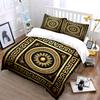 Gold Floral Medallion Pattern. Bedding Sets Duvet Cover Sets Duvet Covers Pillowcases(1*Duvet Cover 2*Pillowcases Without Duvet Insert)