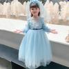 Girls Princess Dress Long Sleeve Cartoon Tutu Skirt 3-8 Years Old Kids