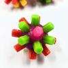 Non-Toxic Colorful Ball Sensory Ability Training Puzzle Elastic Rainbow Ball Toys Stress Relieving Outdoor Sports Balls Toy Birthday Gift