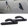 2/4 Stücke Praktische Schwarze Auto SUV Auto Lkw Selbstklebende Haken Aufhänger Tasche Brille Handtasche Geldbörse Organizer Halter Auto Zubehör