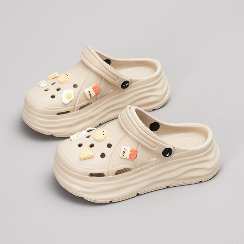Cartoon soft bottom heightening slippers new