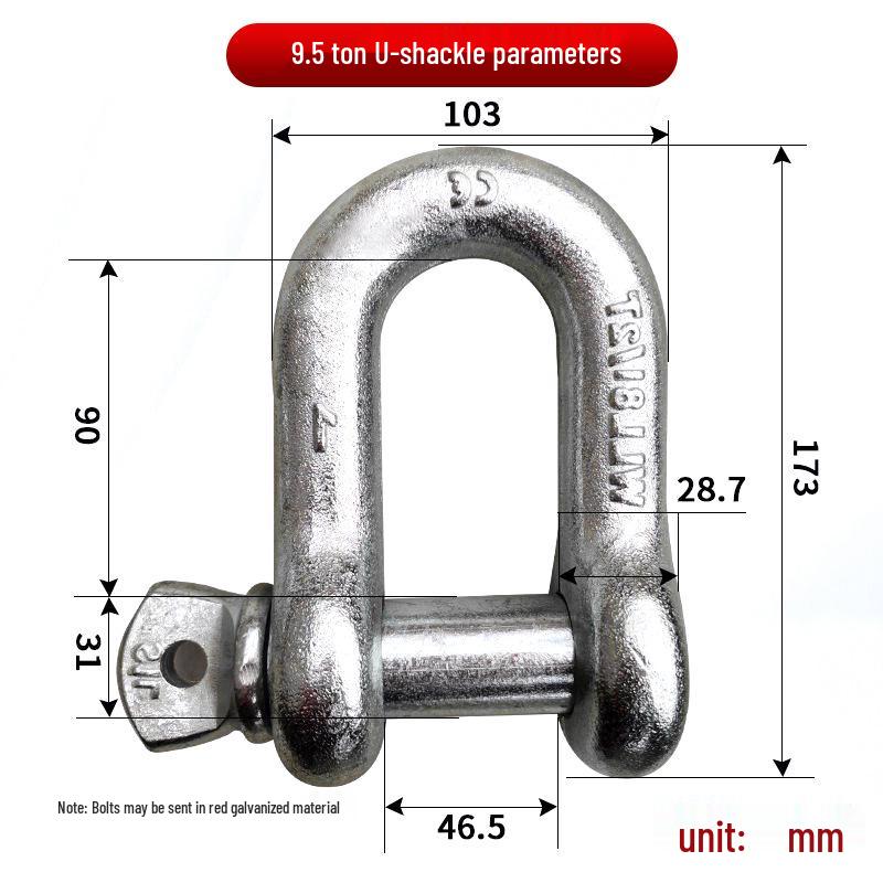 American Bow-Shaped Heavy-Duty Shackle Ring Lock