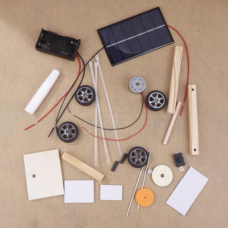 Assemble Solar Car Creative Inventions Motor Ability Of Children Active Thinking Diy Electronic Kit Technology Toys For Kids