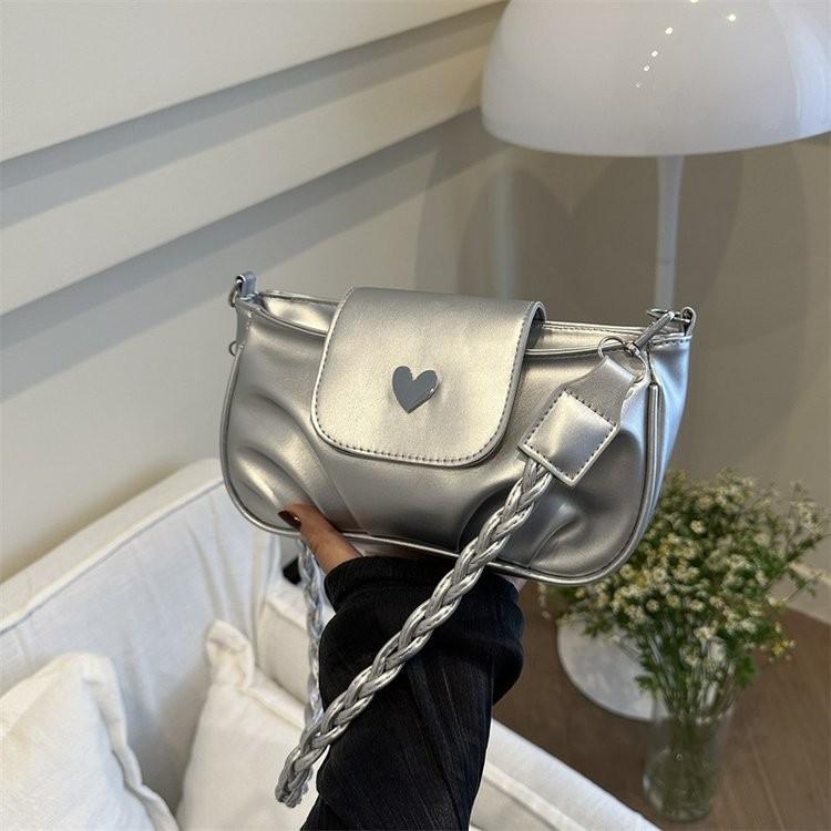 Trendy Small Square Shoulder Bag For Women Stylish Casual Crossbody Purse