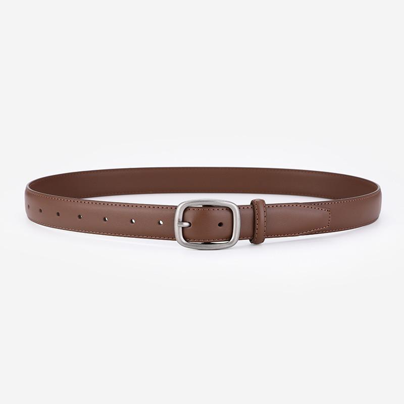 Womens Leather Waist Belt For Fashion Casual And Workwear With Durable Metal Closure