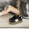 Thick-soled Star White Shoes Women's Autumn New Lightweight Versatile Non-slip Sports Shoes Casual Board Shoes