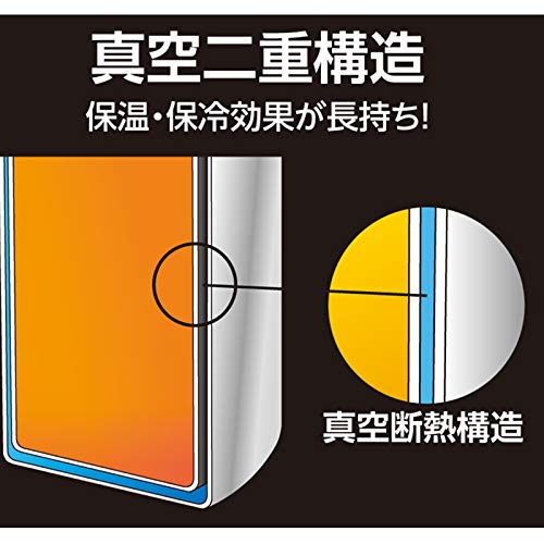 GoodPlus+ Vacuum Insulated Stainless Steel Mug, Air Zero, 350ml, Gradient Red [Keeps Drinks Hot or Cold] [Lightweight & Compact Design] [One-Touch Ope