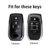 Soft TPU Car Key Cover Case Remote Shell Fob Holder Keychain For Toyota Alphard PREVIA Voxy Noah Esquire Vellfire Harrier