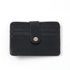 Reverse Faux Leather Card Wallet (Black) Card Holder Pocket Wallet