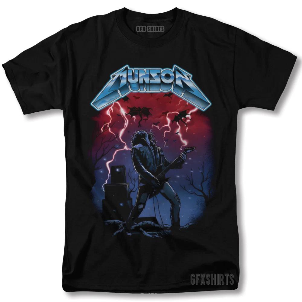 Eddie Munson Metallica Shirt Stranger Things Rock Poster Grafik T-Shirt