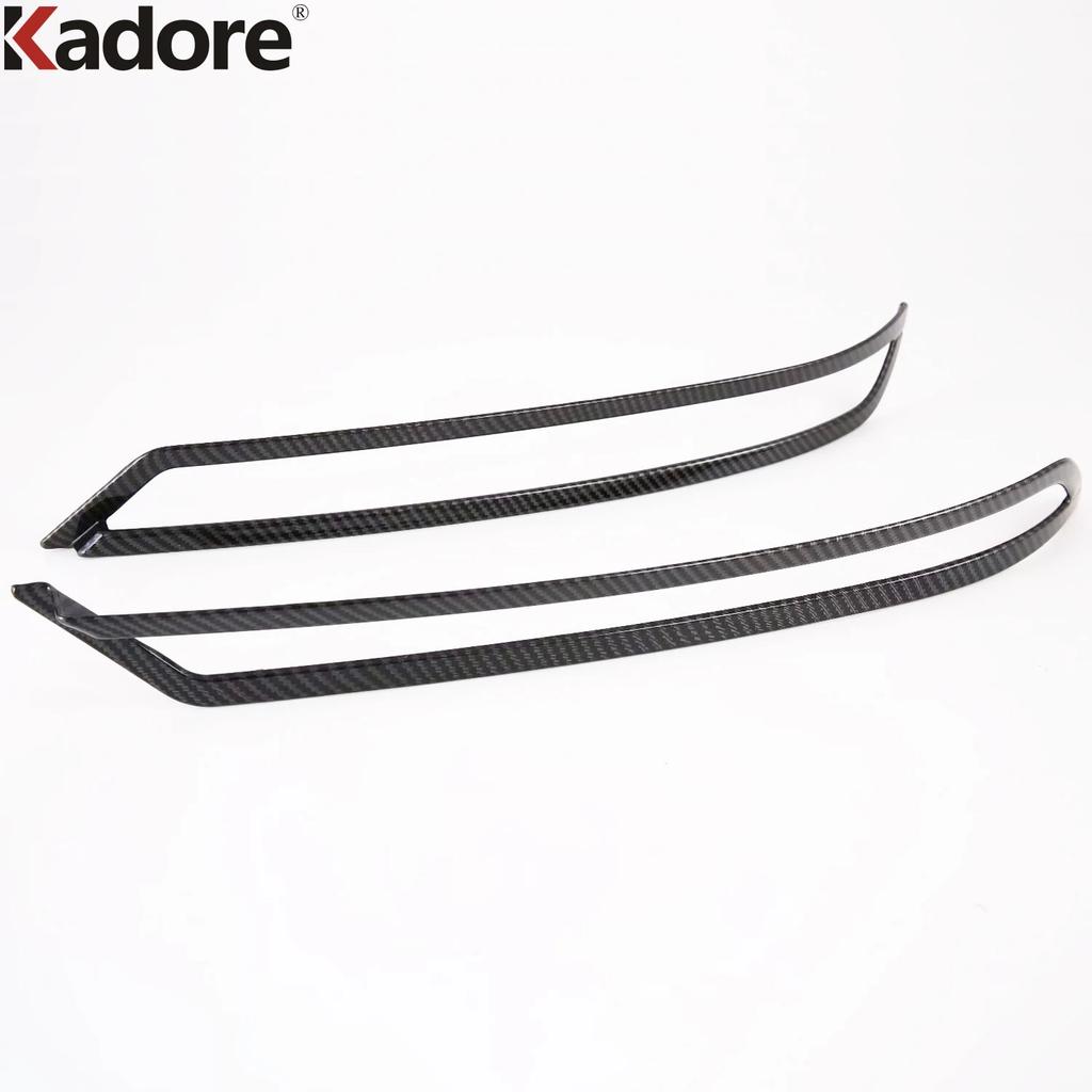Car Rear Fog Light Lamp Cover Trim For KIA K7 Cadenza - Carbon Fiber Tail Foglight Bezel Trims Accessories