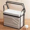 Transparent Clothes Storage Bag, with Sturdy Handles, Durable Plastic Visibility Book Organizer, Moisture-proof Toys Container for Playroom Study Room