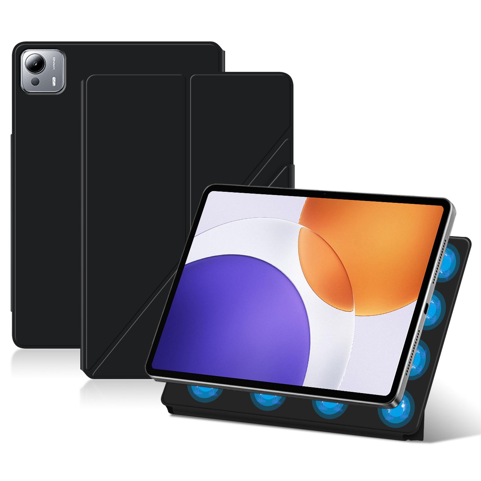 

Для Xiaomi Pad 7S Pro 12.5 Кожаный чехол-подставка Магнитная обложка для планшета Автоматическое включение/выключение A