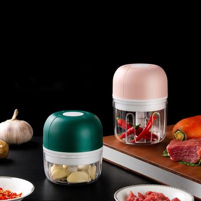 100mL Mini Electric Garlic Chopper Multi-function Food Chopper USB Charging Garlic Grinder Mincer