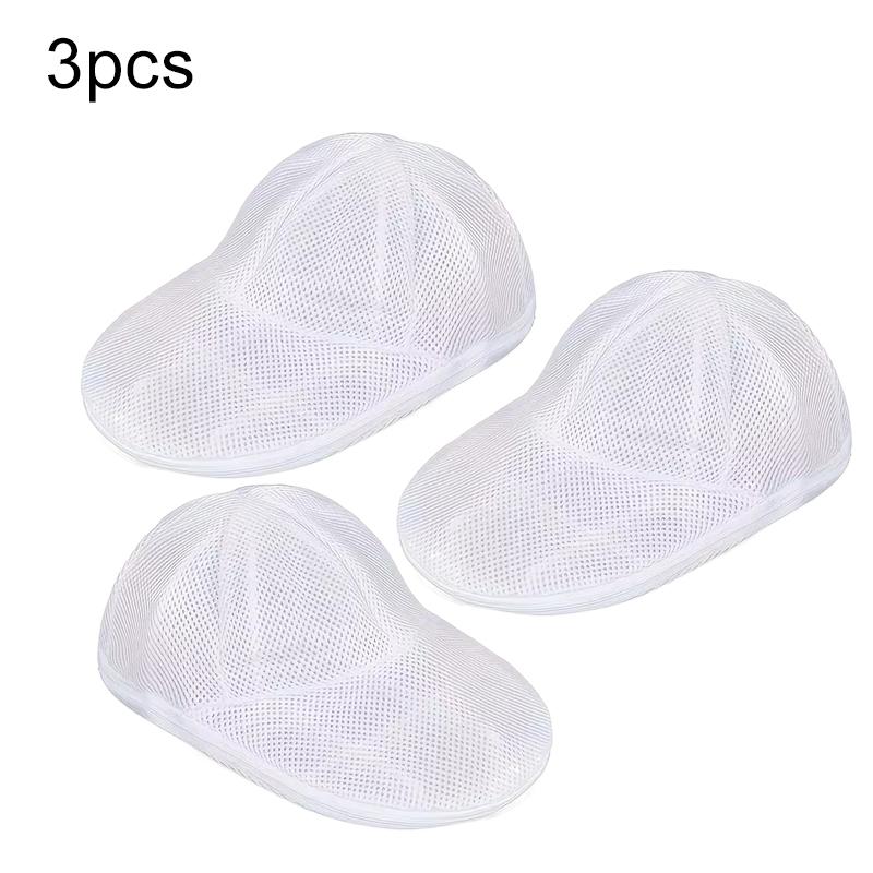 Mesh Laundry Bags for Hats Reusable Washing Machine Protector Net Baseball Caps Adjustable Drawstring Bag Keep Shape Clean TMZ