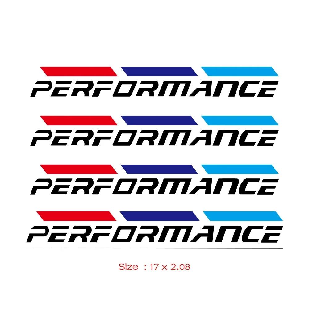 4Pcs Car Door Handel Stickers M Performance Logo For BMW E40 E90 F20 F30 F10 G20 G30 G01 F36 X1 X2 X3 X5 X6 M4 Car Accessories jbzh05