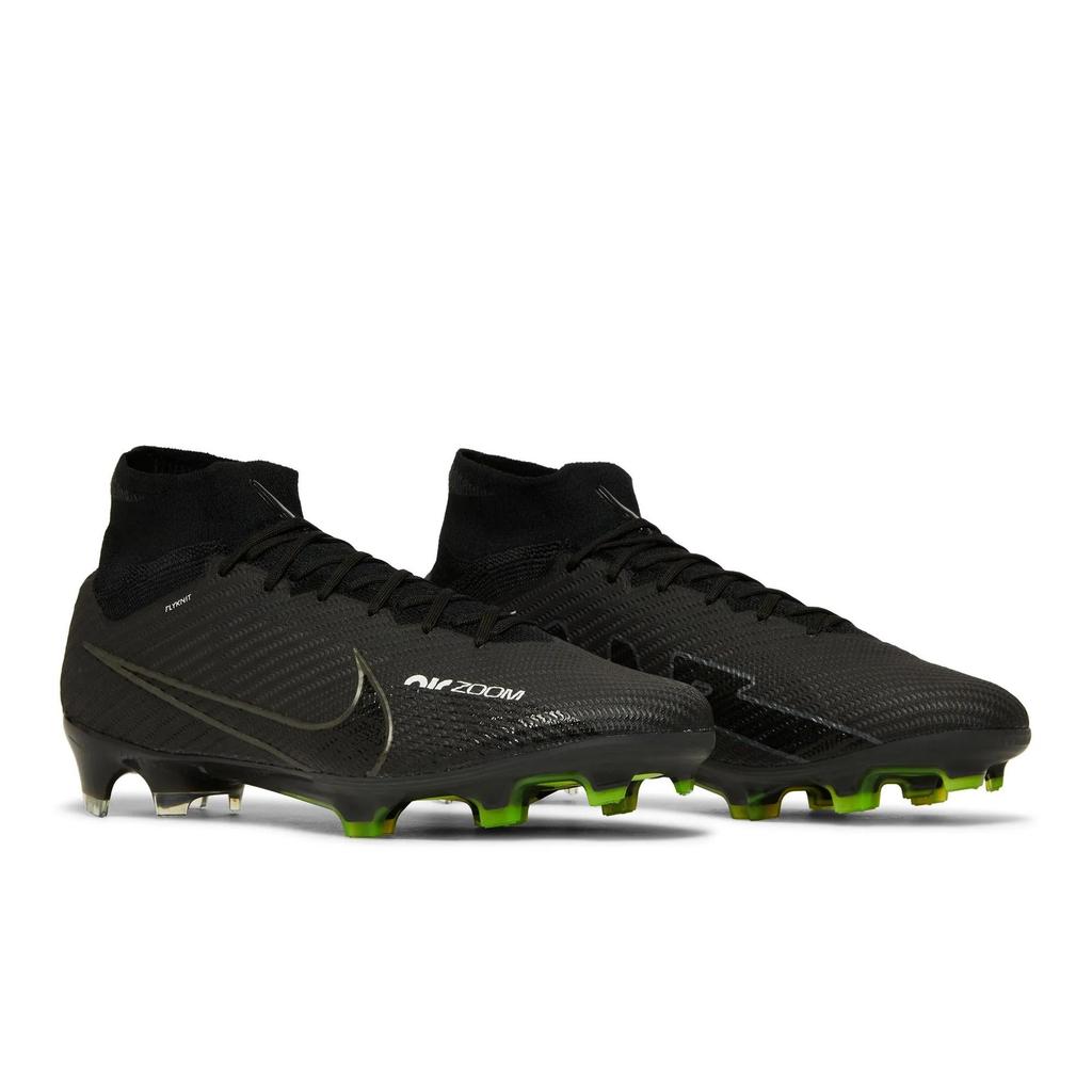 Nike Zoom Mercurial Superfly 9 Elite FG 'Shadow Pack' (Unisex) Black / Summit White / Volt / Dark Smoke Grey Soccer Shoes DJ4977 001