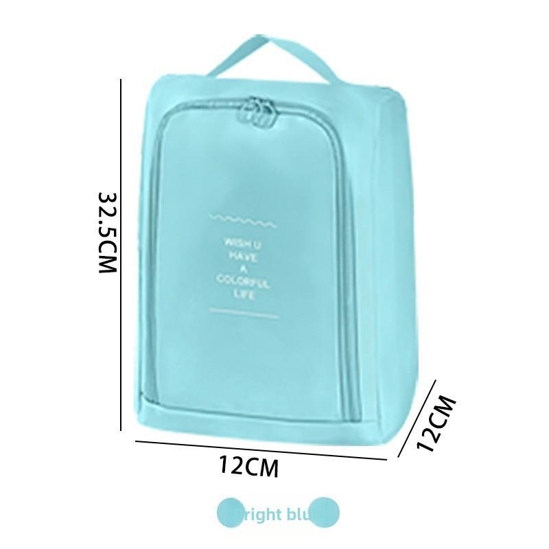 Travel Shoe Storage Bag Oxford Fabric With Multiuse Design For Leisure Travel And Bedroom Organization