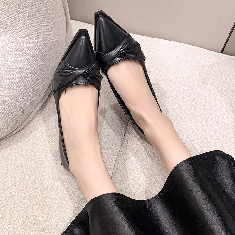 Модная обувь Женские каблуки Роскошная женская обувь Элегантный каблук с острым носком — фото 6