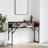 Vidaxl Console Table, Brown Oak, 105X30X75 Cm