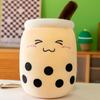 22-70cm Giant Size Bubble Tea Plushies Squishy Milk Tea Boba Pillow Peluche Ice Cream Fruits Juice Drink Bottle Prop Decor Gift