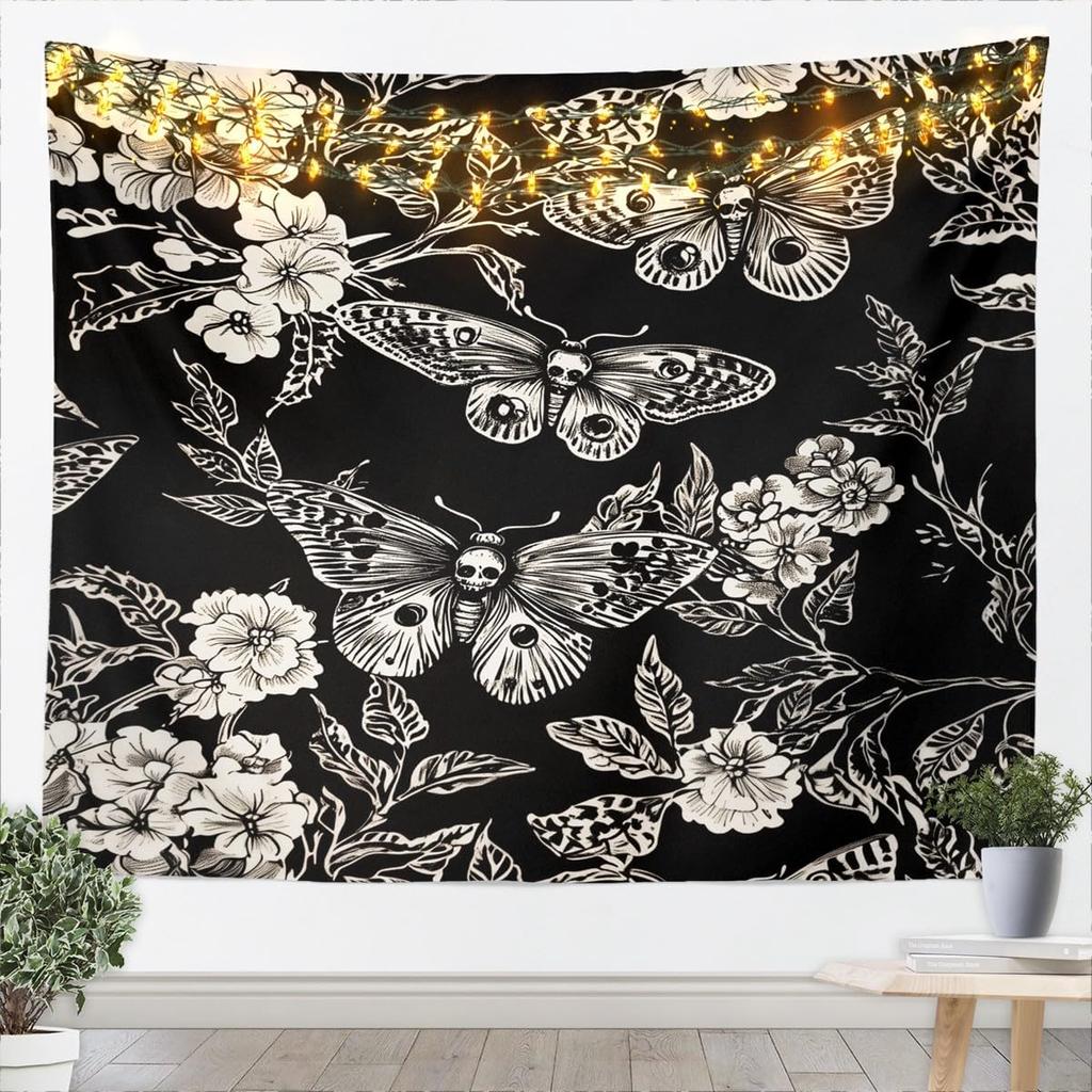 Happy Halloween Wall Art Medium Kids Spider Wall Hanging Blanket for Boys Girls Teens Cobweb Vintage Halloween Decor Spooky