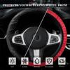 Car Steering Wheel Covers Premium Soft Fur High-density Warm Plush 38CM Auto Steering Wheel Plush Decoration Cover
