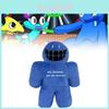 Roblox Rainbow Friends Plüschtier Blauer Charakter mit großem Mund Weiche Stoffpuppe Für Kinder