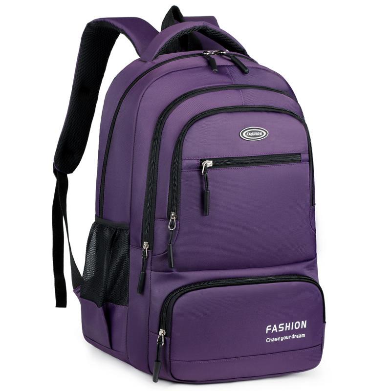 Men Oxford Backpacks Students School Bags Business Laptop Bag Commuter Daypack Large-Capacity Waterproof Durable Travel Rucksack
