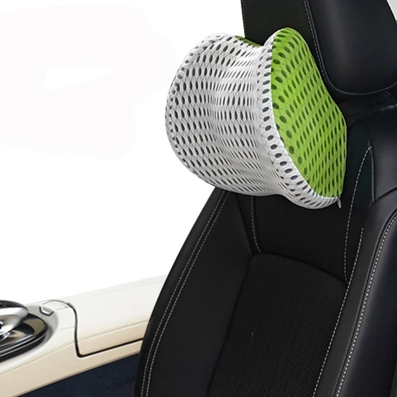Car Headrest Pillow Support Travel Universal Soft Neck Pillows Cushion Memory Foam Car Lumbar Back Support Auto Headrest