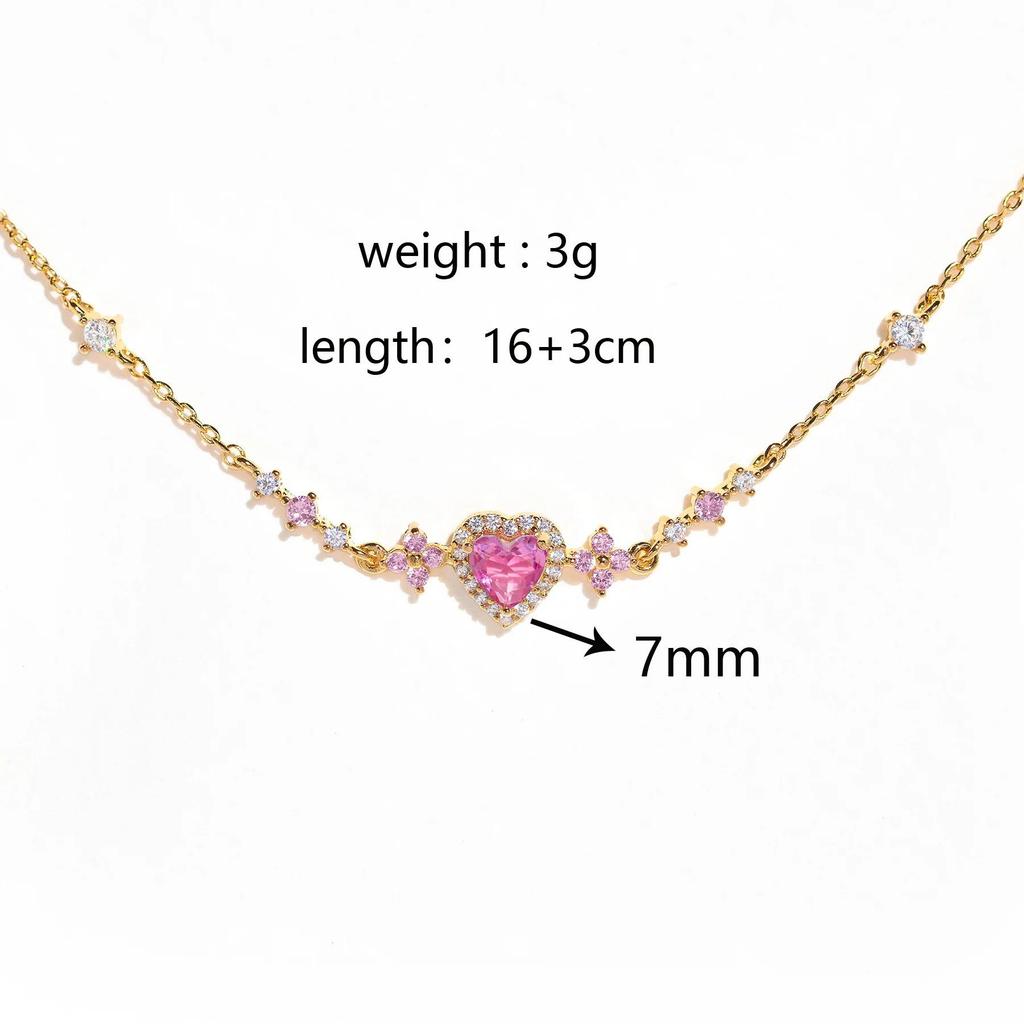 Women's Cross-border Heart Bow Zircon Bracelet - Niche Love Design