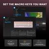 YUNZII AL71 Gaming Full Aluminum Mechanical NKRO Wireless RGB for Technical Standards Compliance Certified Mute 68% Keyboard, CNC, Hot-Swap, Wireless,
