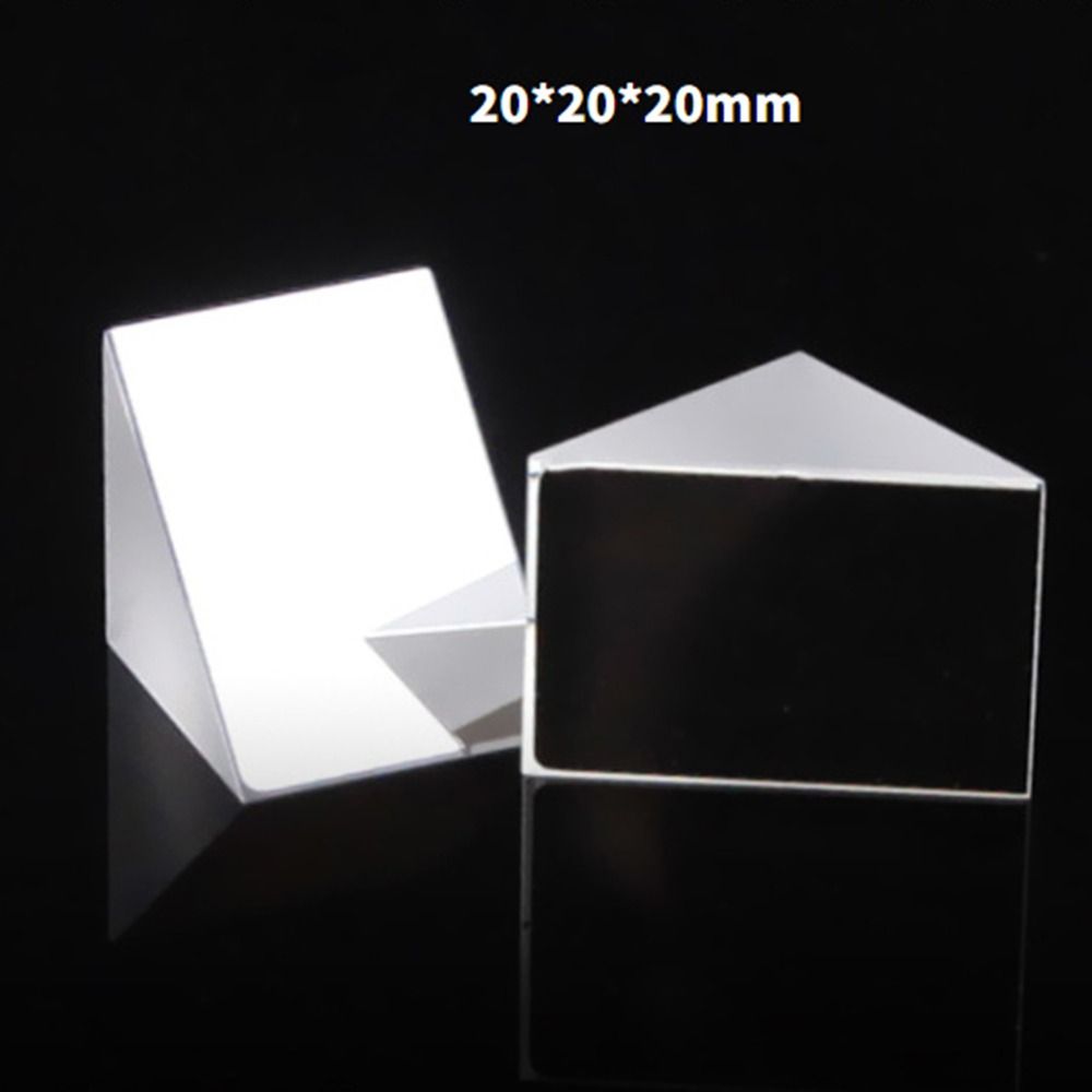 Optical Components Triangular Prism Optical Glass Right Angle Prism  For Teaching Light Spectrum