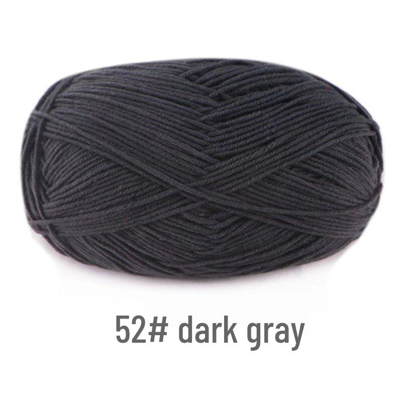 Su He 4-Strand Milk Cotton Combed Yarn for Hand-Knitting Baby Sweaters