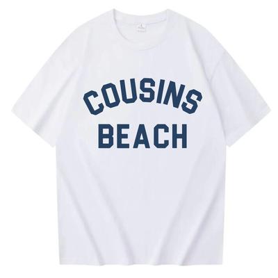 Fashionable and Popular Printed Cotton Short-sleeved Shirt Cousins Beach T-shirt The Summer I Turned Pretty Unisex