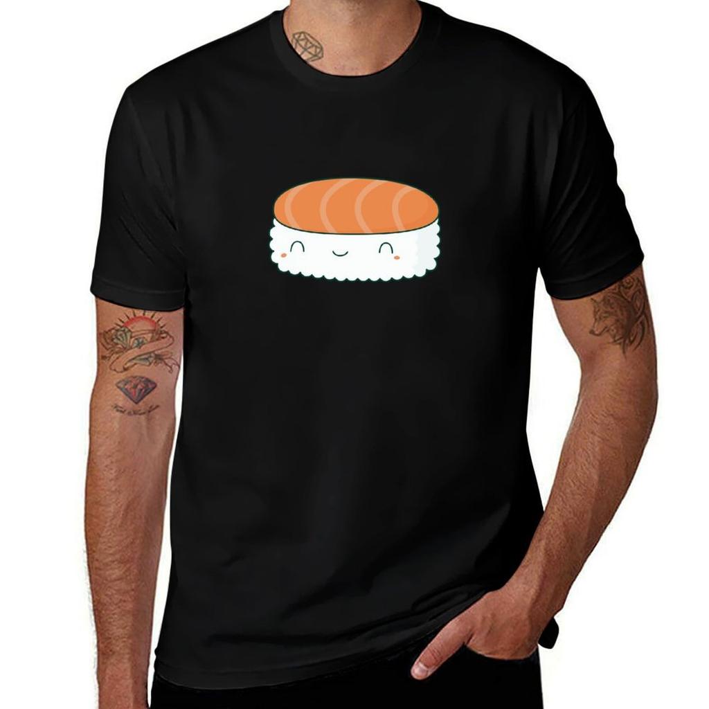 Cute Kawaii Sushi TShirt t shirt man casual man t shirts cotton TShirt