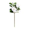 Artificial Flower Faux Gardenia Simulation Blooms for Wedding Decor Table Centerpiece Home Living Room Bedroom Adornment