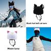 Cute Cartoon Ski Helmet Cover Multifunctional Outdoor Sports Windproof Warm Hat Fun Decorative Wool Hat