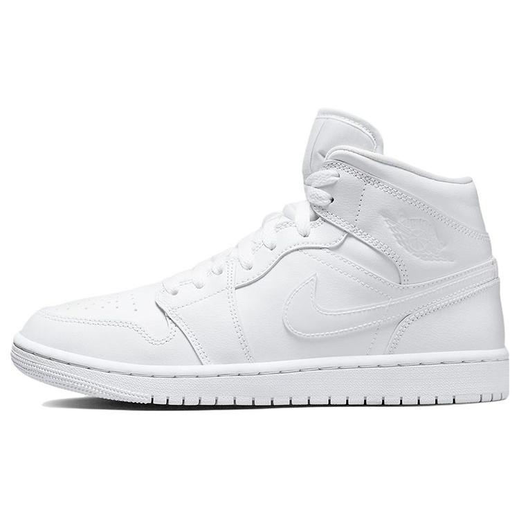 New JORDAN Air JORDAN Mid Triple White 2022 Women's DV0991-111