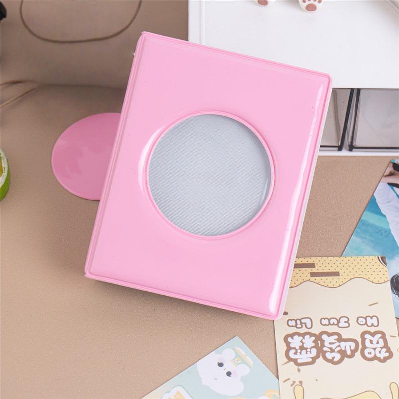 Kpop Photocards Binder Cute Photo Album Mini Photocard Holder 3 Inch Love Heart Hollow Collector Book Binding Machine