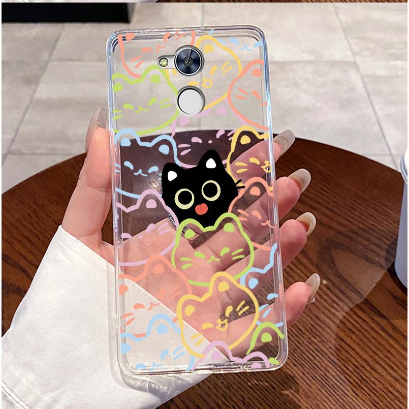 For Huawei Honor 6C Case Clear Luxury Cute Love Rabbit Funny Pattern TPU Soft Silicone Casing Cover For Honor 6C Pro Phone Cases