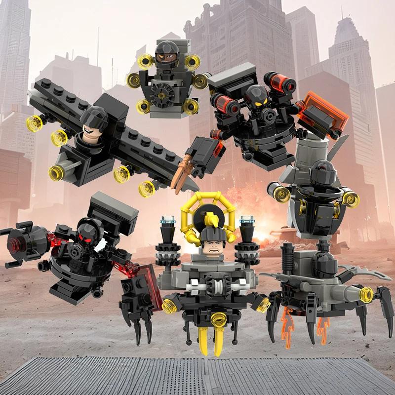 Macht Skibidi Toilet Bausteine Spielzeug Titan Clock Man 2.0 Bohrmann Titan TVMan Kameramann Speakerman für Kinder Jungen Geburtstagsgeschenke