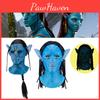 Svítící Avatar Pokrývka hlavy Halloweenská Maska Ideální pro Cosplay a Karnevaly