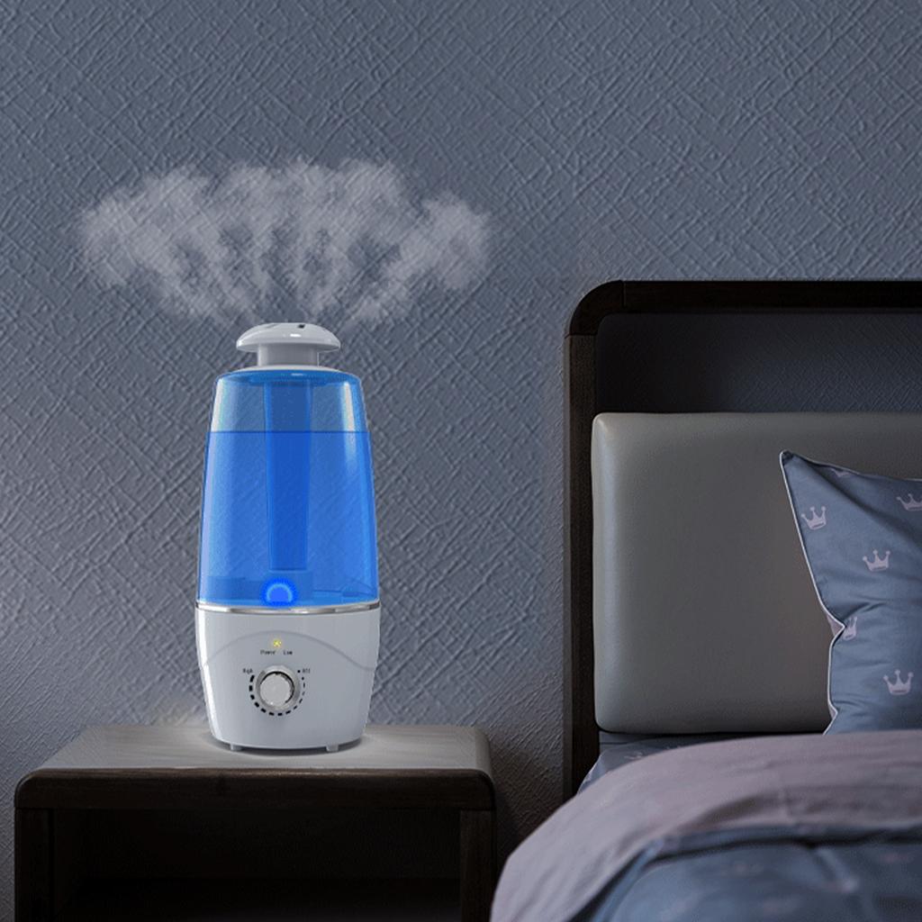 Ultrasonic air humidifier household large fog volume 2 liters small atomization aromatherapy office humidifier