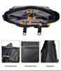 Business Casual Men's Large Capacity Wear-Resistant PU Splash-Proof Messenger Shoulder Bag