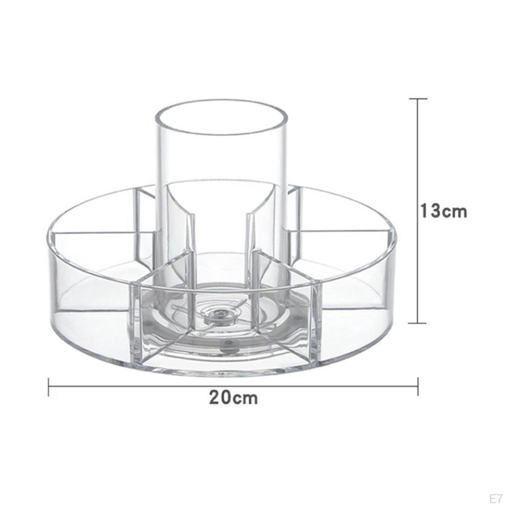 Revolving Cosmetic Storage Carousel for Makeup and Beauty Essentials
