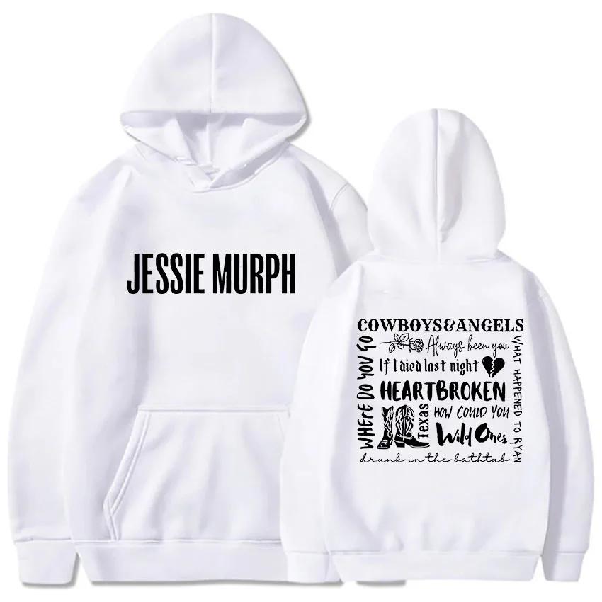 Jessie Murph Hip Hop Hoodie Printed Gothic Long-sleeved Hoodie Grunge Clothing Vintage Moletom Hoodie