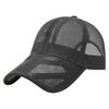 Men Baseball Hat Hollow Out Mesh Breathable Quick-drying Solid Color Sunscreen Adjustable Outdoor Golf Sun Hat Headwear