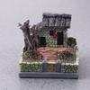 Kleines Haus Umweltfreundliches Sturzfestes Harz Mini Hausmodell Statue Garten DIY Bonsai Dekoration für Wohnaccessoires